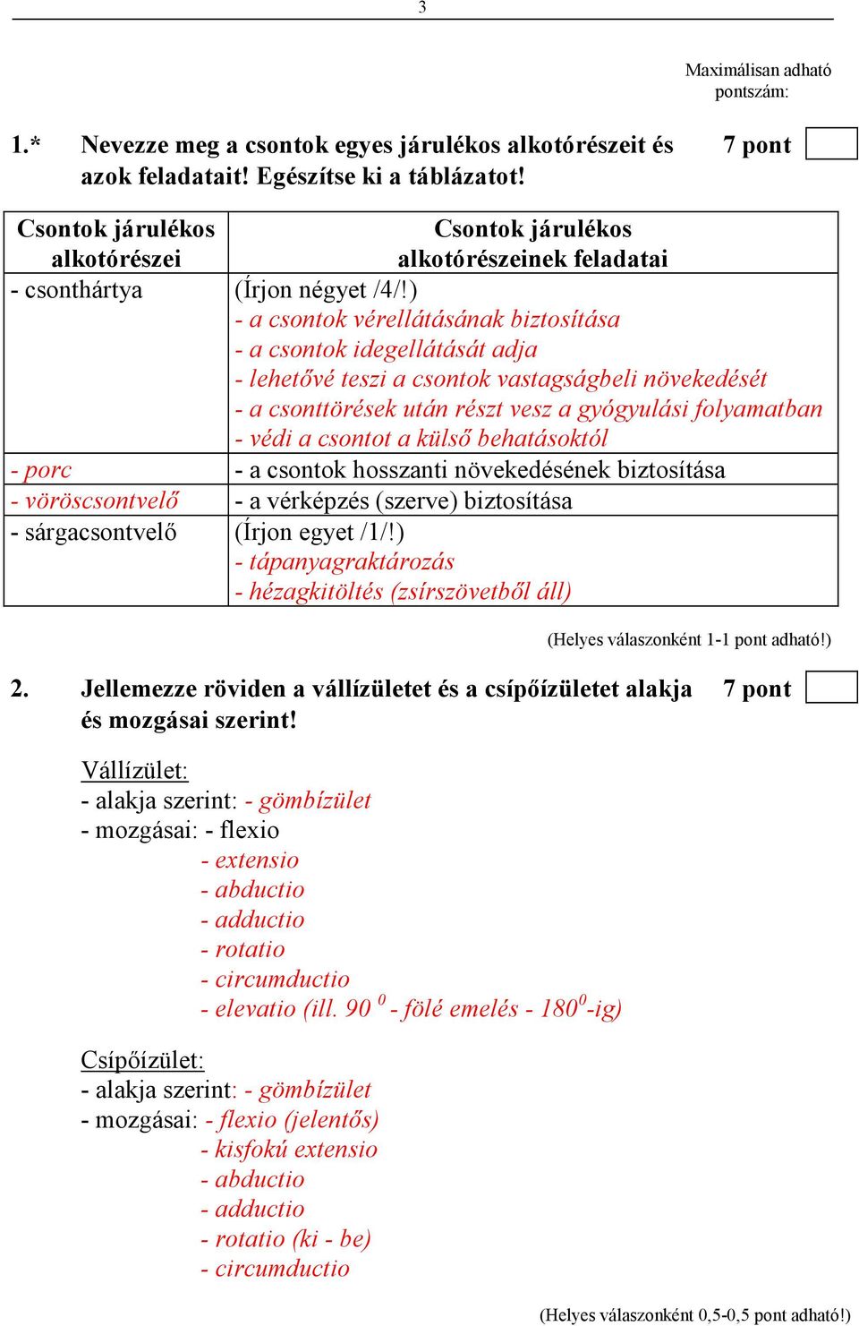 ) - a csontok vérellátásának biztosítása - a csontok idegellátását adja - lehetıvé teszi a csontok vastagságbeli növekedését - a csonttörések után részt vesz a gyógyulási folyamatban - védi a csontot