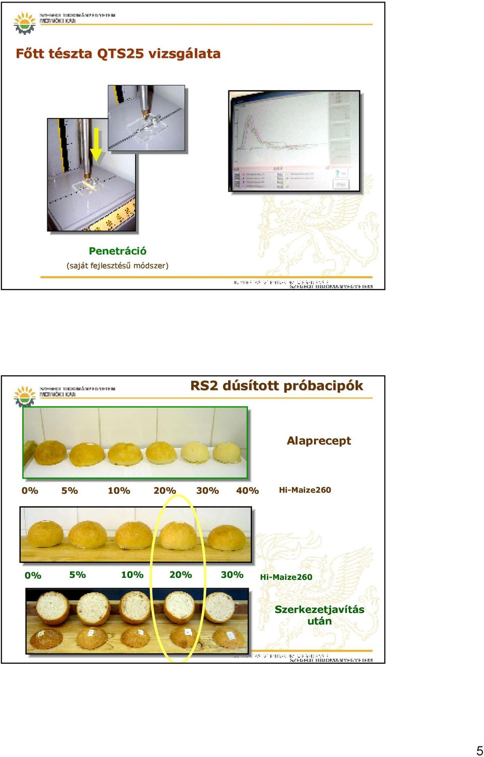 bacipók Alaprecept 0% 5% 10% 20% 30% 40%