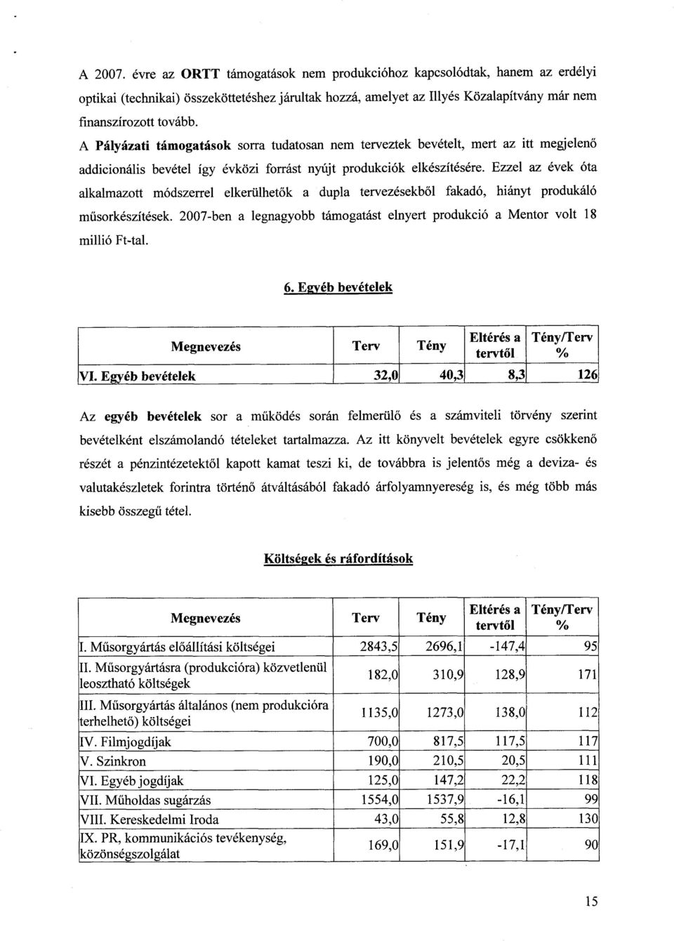 Ezzel az évek óta alkalmazott módszerrel elkerülhet ők a dupla tervezésekb ől fakadó, hiányt produkáló műsorkészítések.