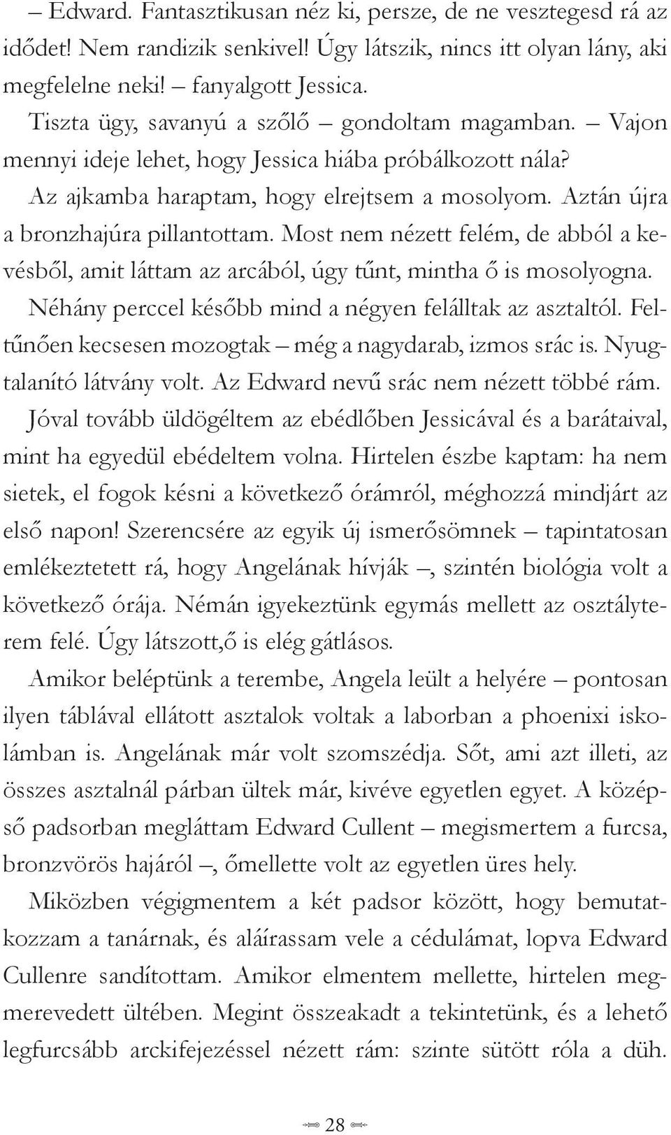 Most nem nézett felém, de abból a kevésből, amit láttam az arcából, úgy tűnt, mintha ő is mosolyogna. Néhány perccel később mind a négyen felálltak az asztaltól.