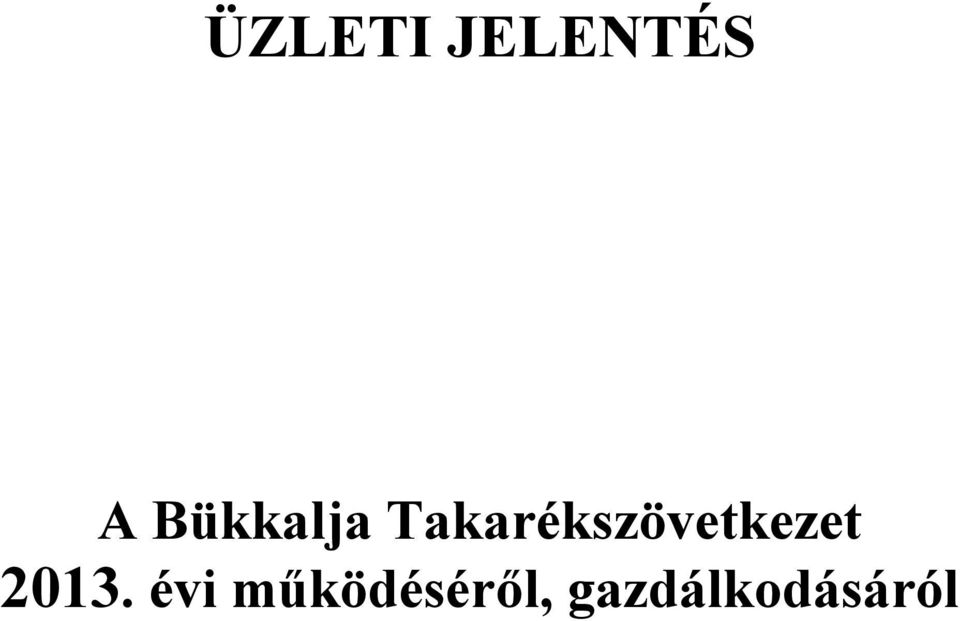 Takarékszövetkezet