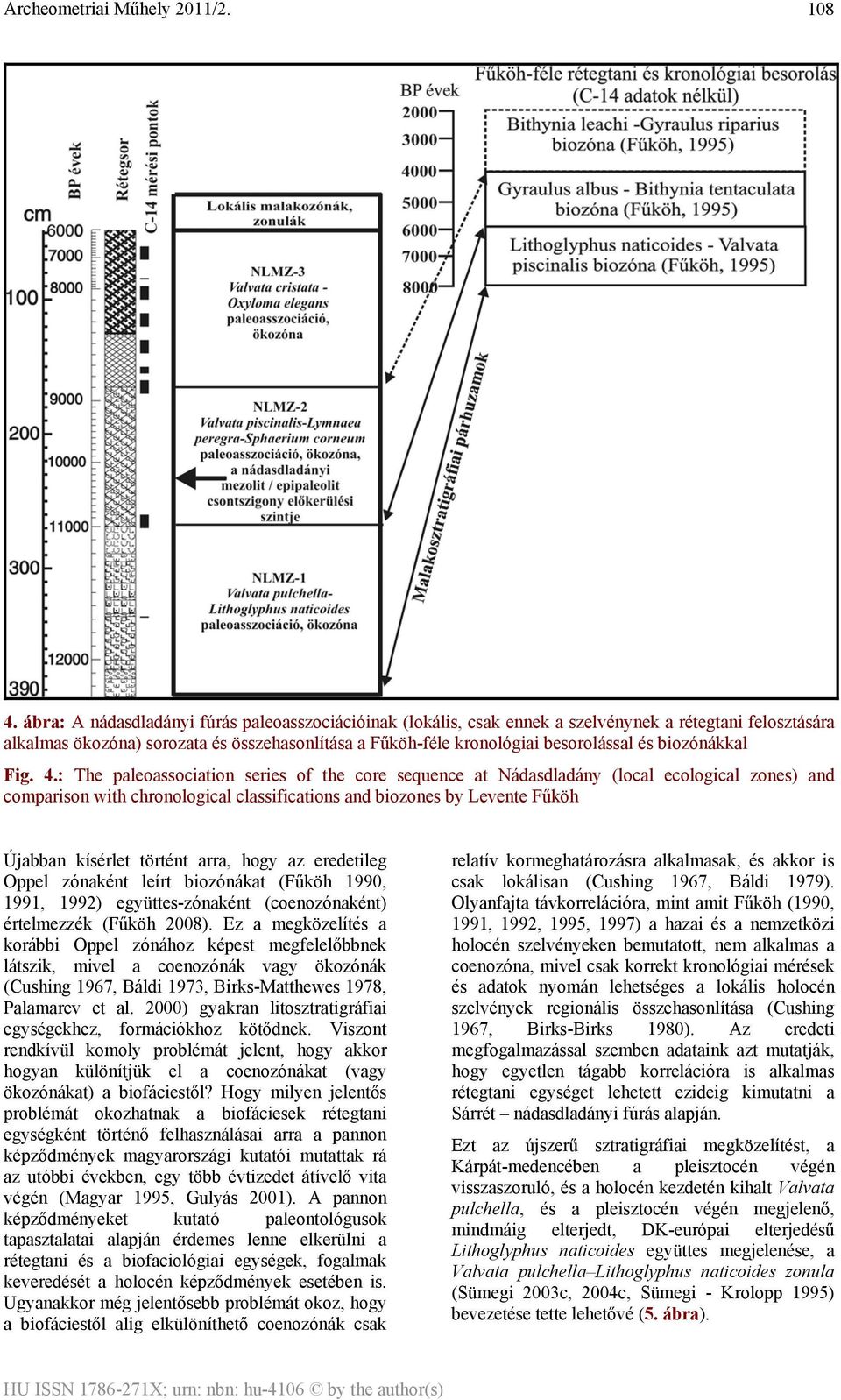 biozónákkal Fig. 4.