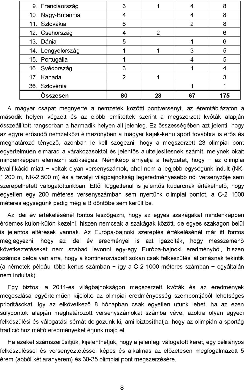 összeállított rangsorban a harmadik helyen áll jelenleg.