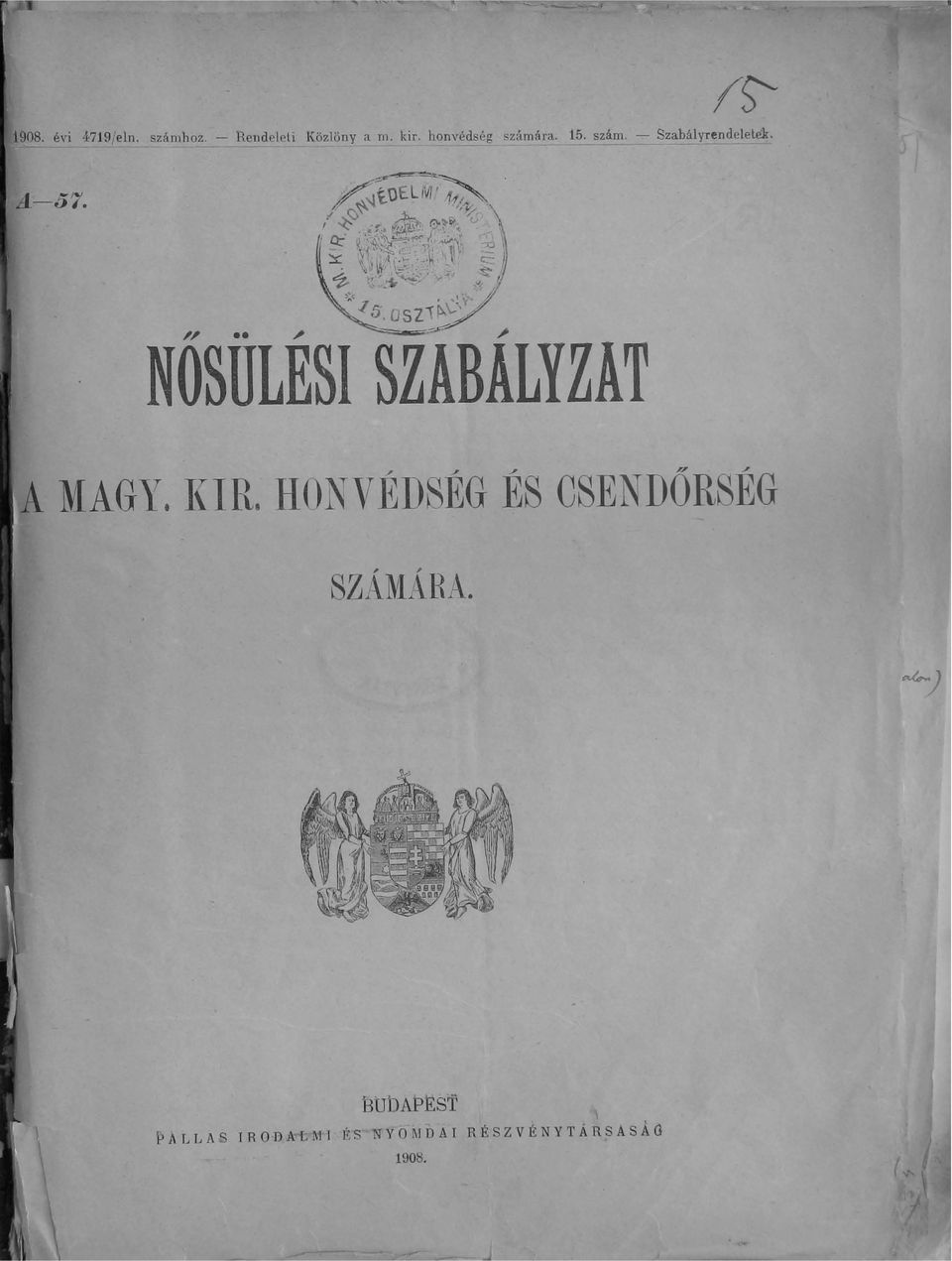 .- i. " '. i r-' _ >"i'"' fl..:. "- --.r:...' #.. -./ 5 U Sz\...'. i NOSULES SZABALYZAT A AGY. (R.