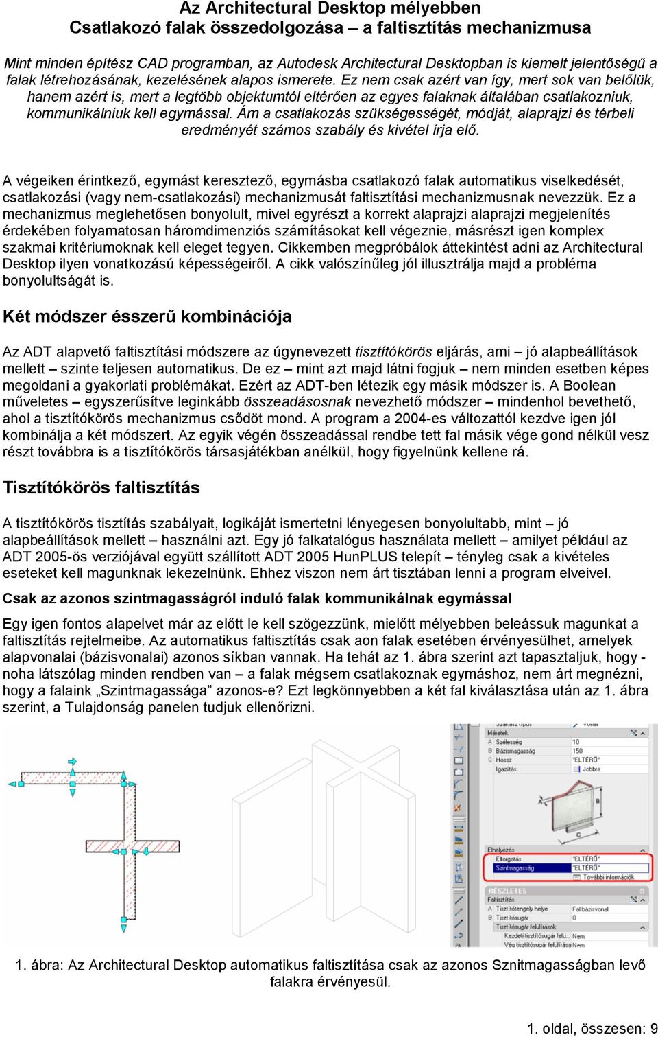 Ez nem csak azért van így, mert sok van belőlük, hanem azért is, mert a legtöbb objektumtól eltérően az egyes falaknak általában csatlakozniuk, kommunikálniuk kell egymással.