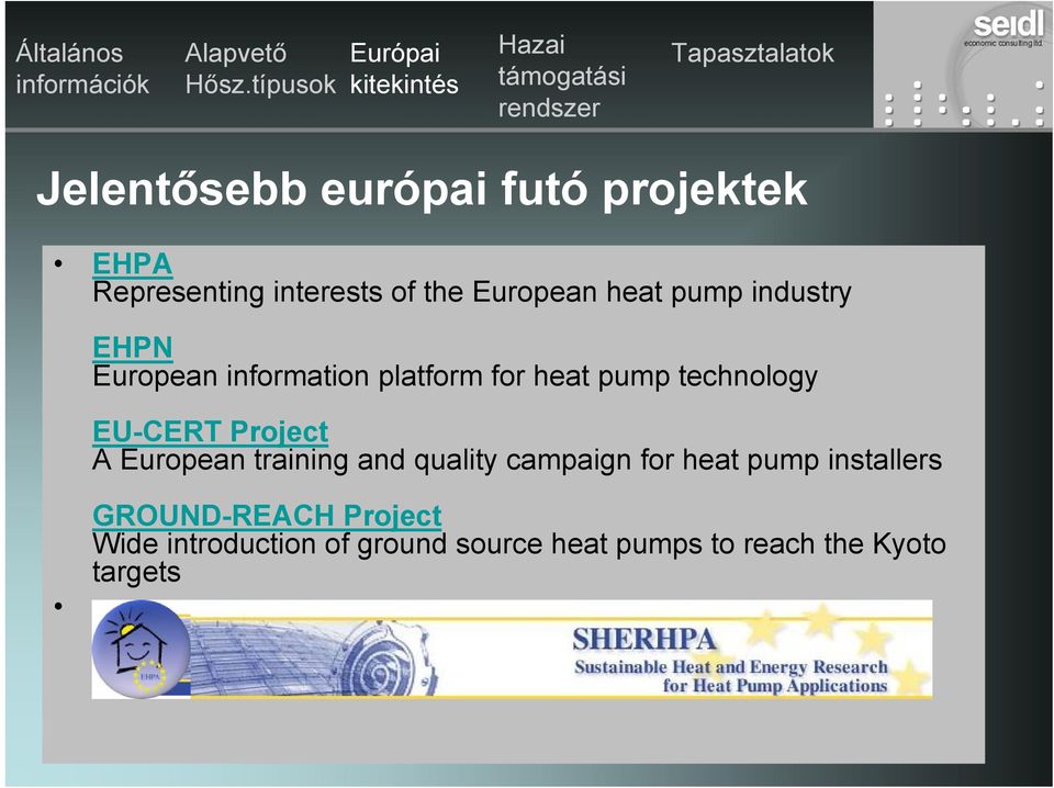 Project A European training and quality campaign for heat pump installers