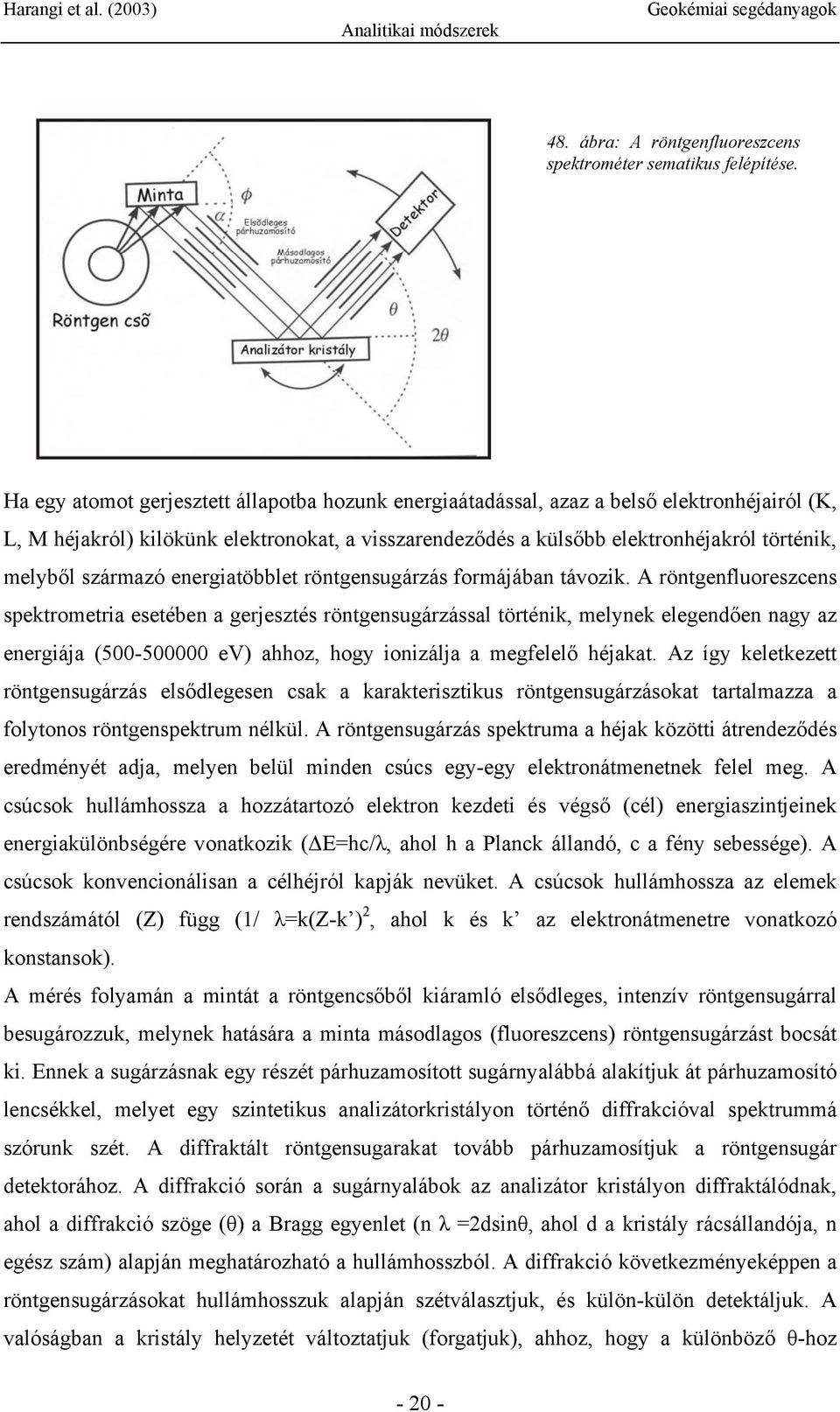 származó energiatöbblet röntgensugárzás formájában távozik.