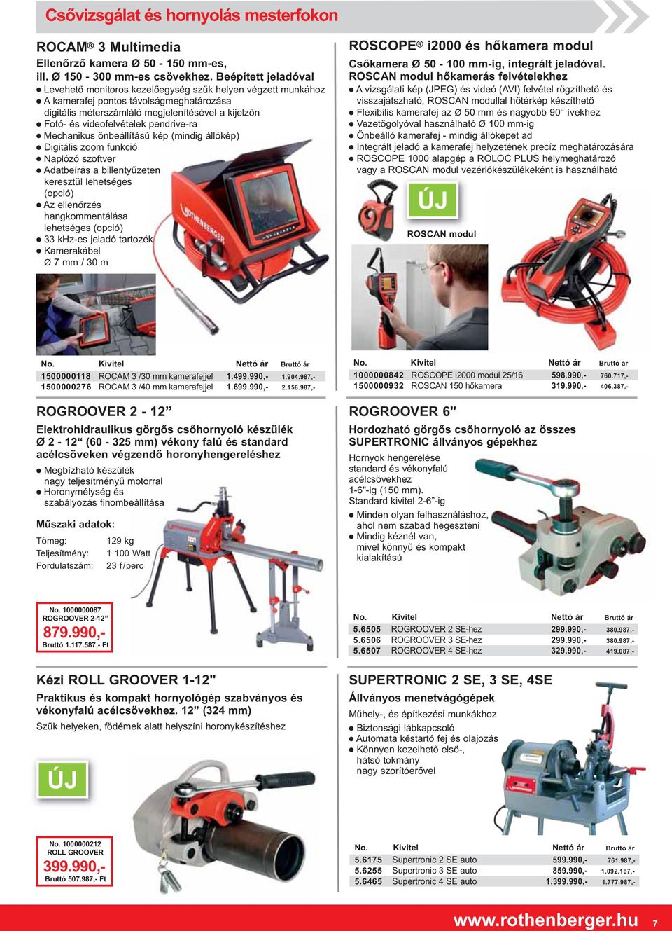 pendrive-ra Mechanikus önbeállítású kép (mindig állókép) Digitális zoom funkció Naplózó szoftver Adatbeírás a billentyűzeten keresztül lehetséges (opció) Az ellenőrzés hangkommentálása lehetséges