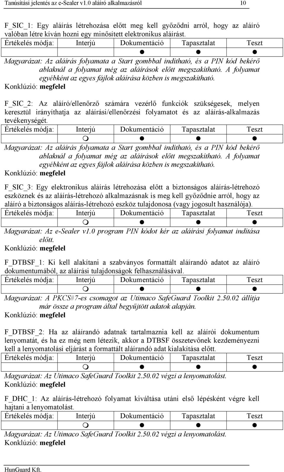 Magyarázat: Az aláírás folyamata a Start gombbal indítható, és a PIN kód bekérő ablaknál a folyamat még az aláírások előtt megszakítható.