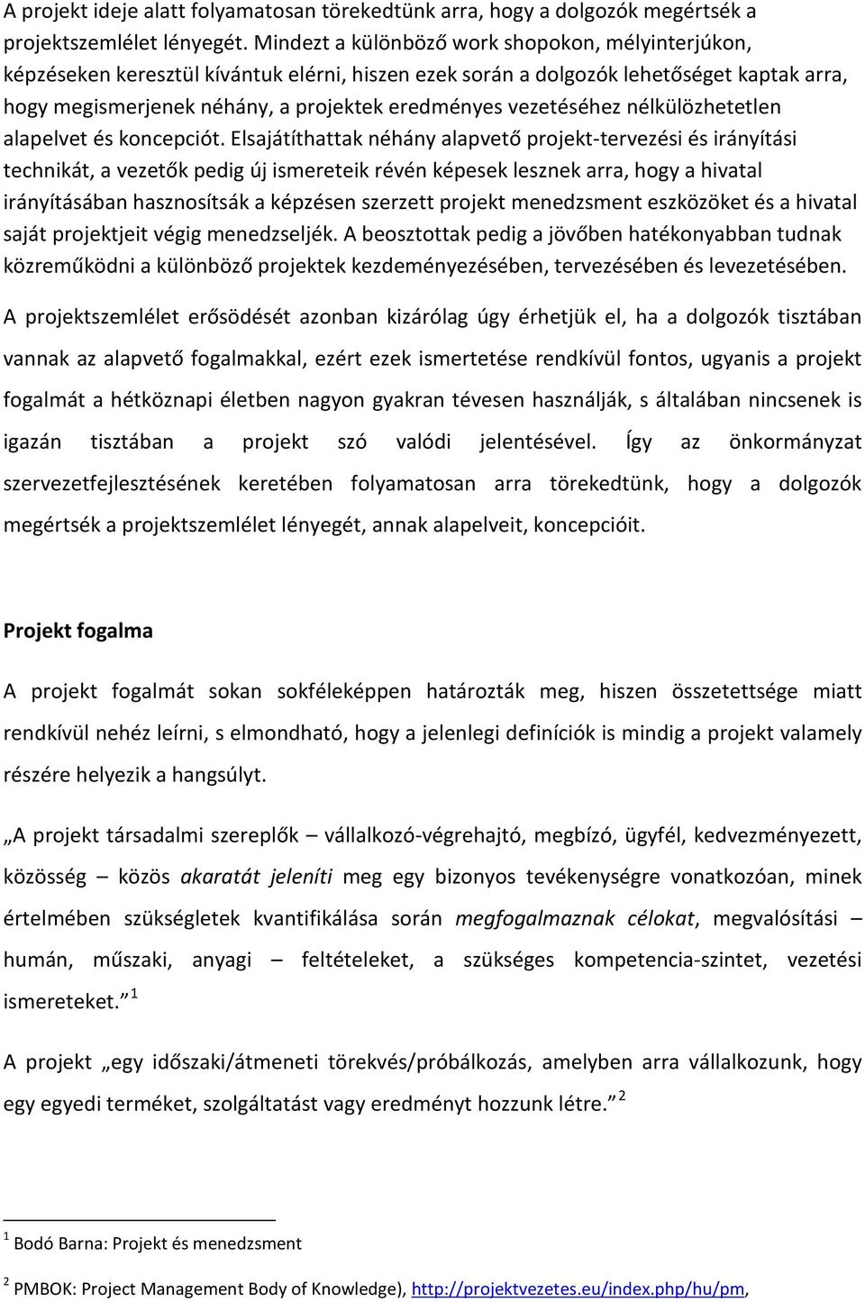 vezetéséhez nélkülözhetetlen alapelvet és koncepciót.