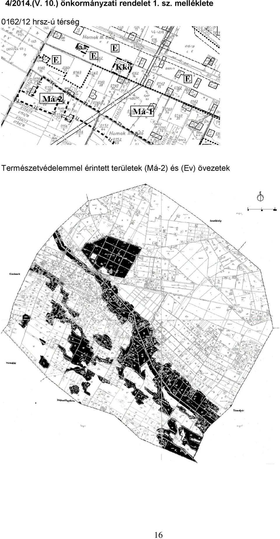 melléklete 0162/12 hrsz-ú térség