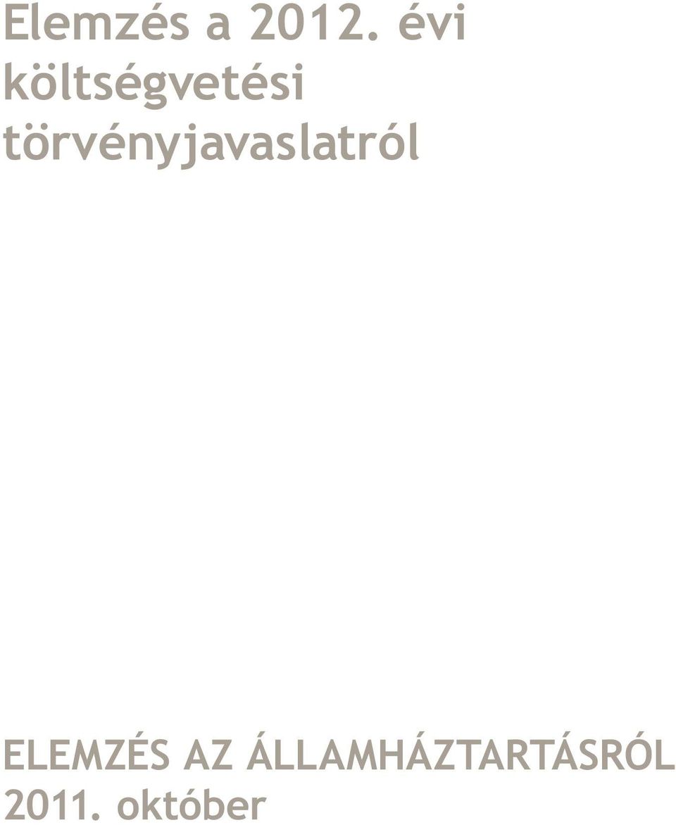 törvényjavaslatról