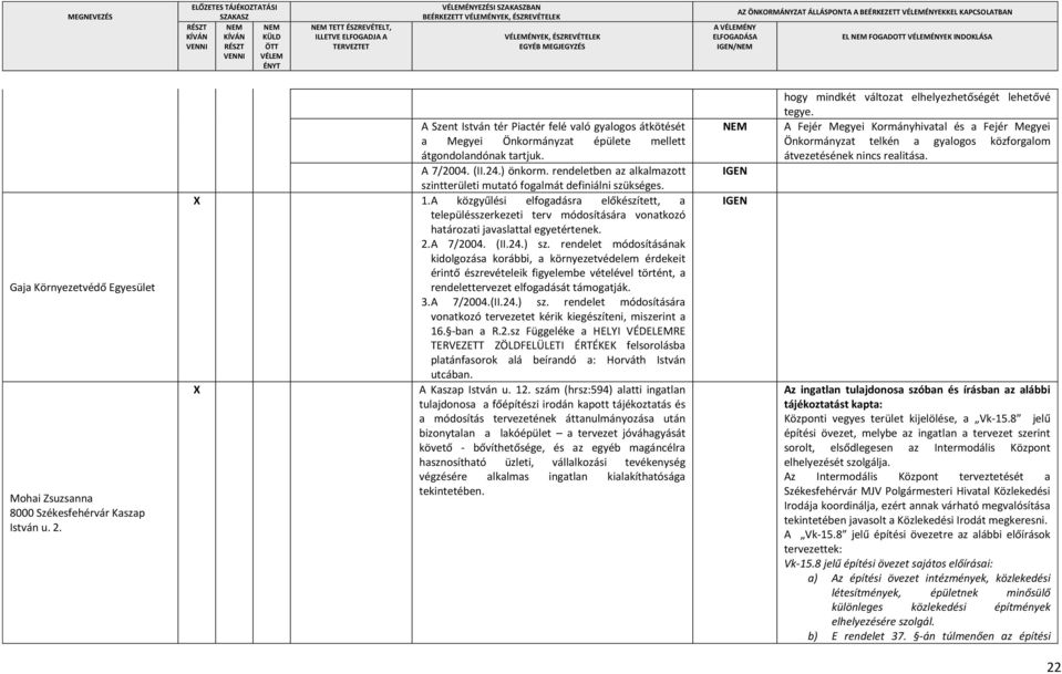 rendeletben az alkalmazott szintterületi mutató fogalmát definiálni szükséges. X 1.