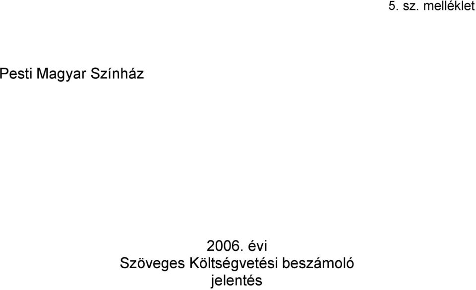 Színház 2006.