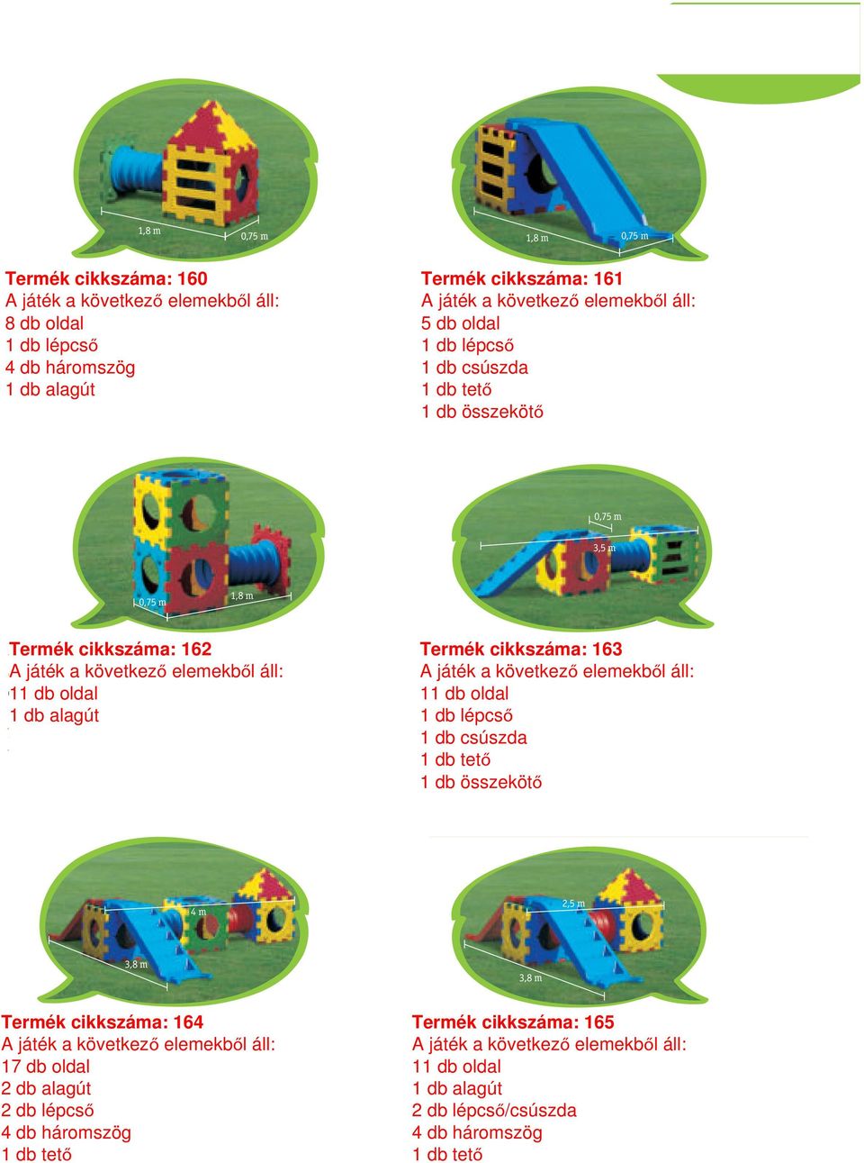 162 11 pannelli/cube sides MODELLO D/MODEL D art.