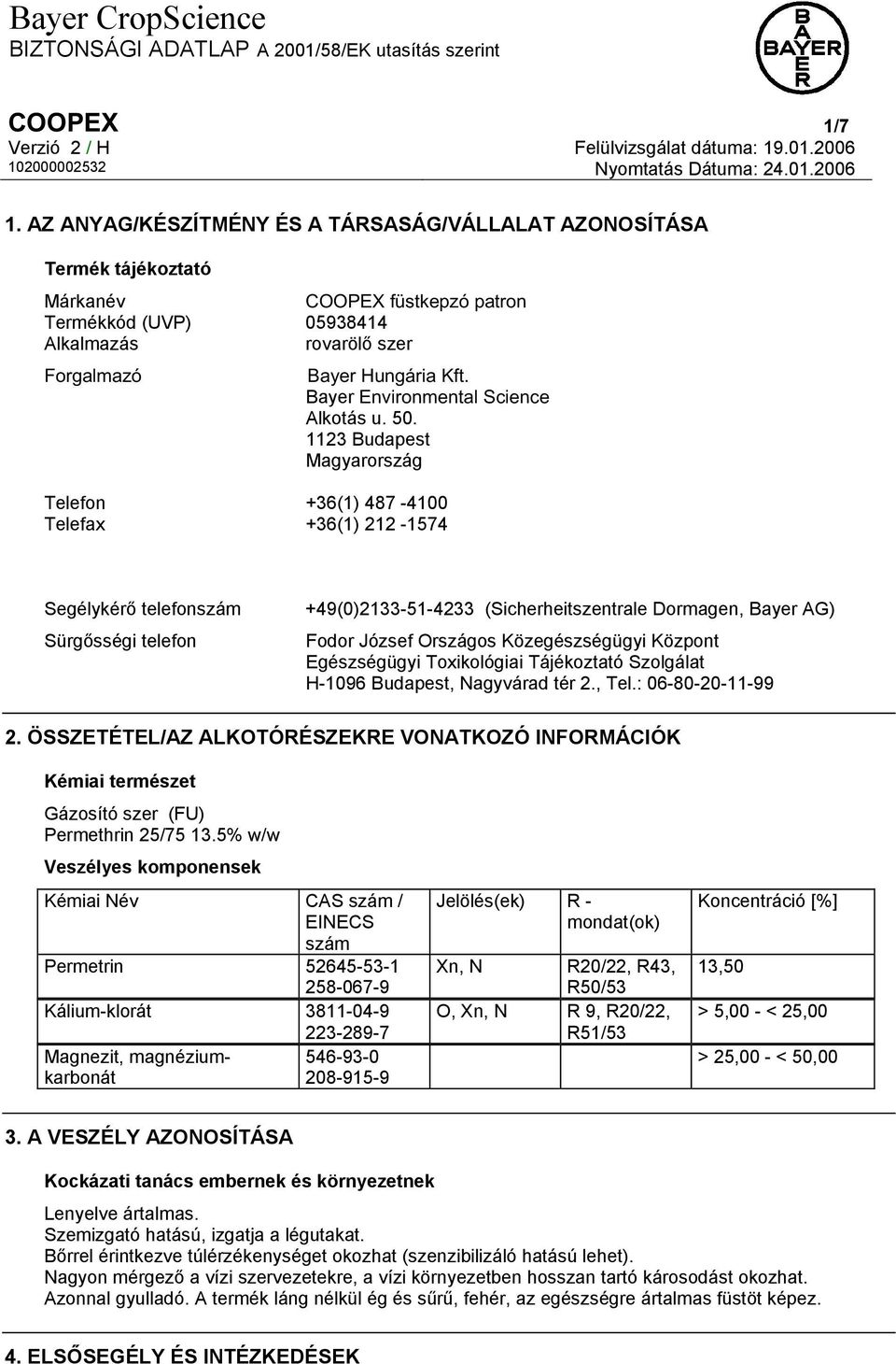 Bayer Environmental Science Alkotás u. 50.