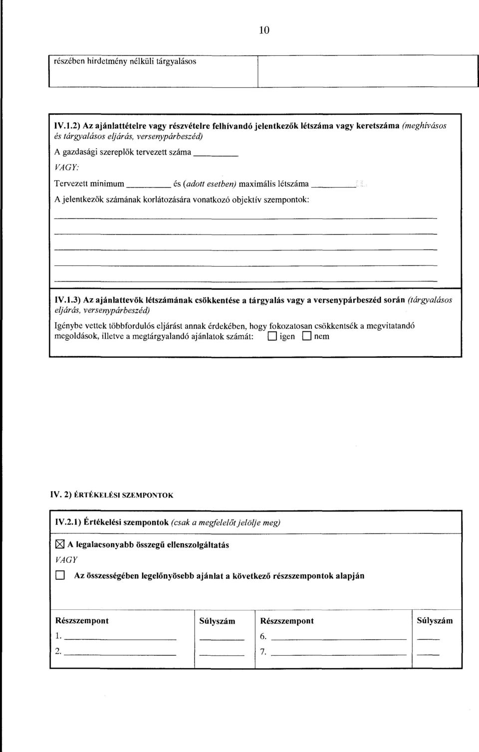 k tervezett szama VAGY: Tervezett minimum es (adott esetben) maximali