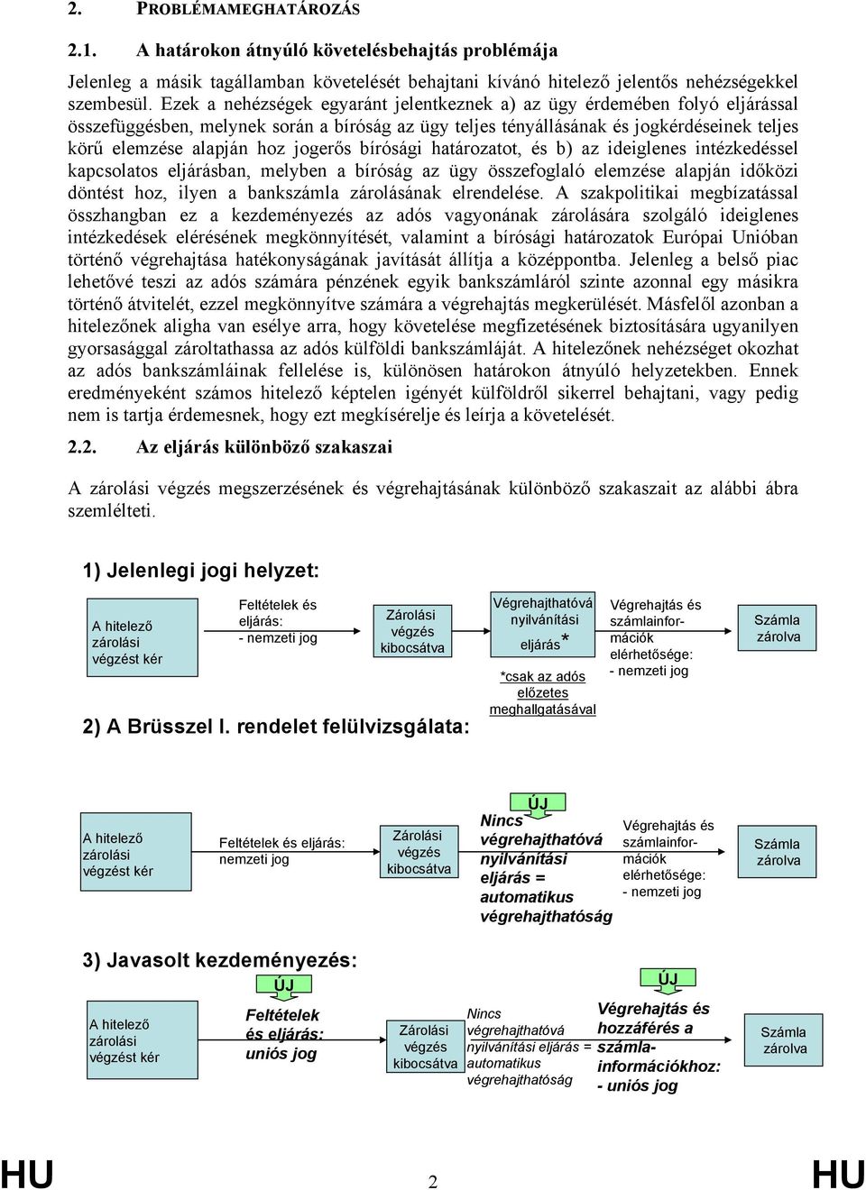 jogerős bírósági határozatot, és b) az ideiglenes intézkedéssel kapcsolatos eljárásban, melyben a bíróság az ügy összefoglaló elemzése alapján időközi döntést hoz, ilyen a bankszámla zárolásának