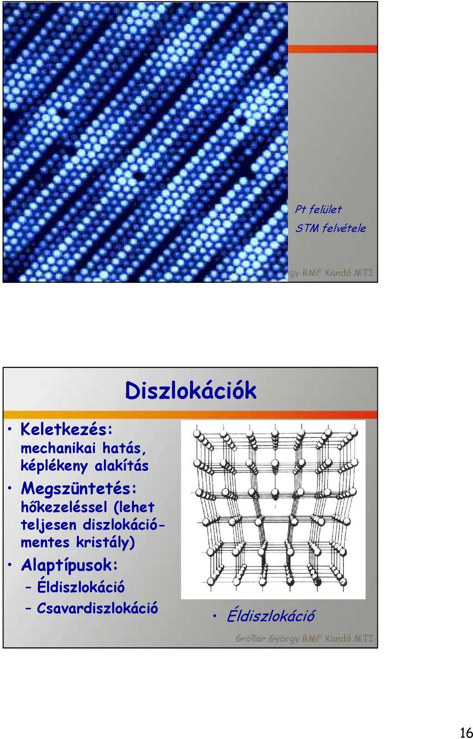 hőkezeléssel (lehet teljesen diszlokációmentes