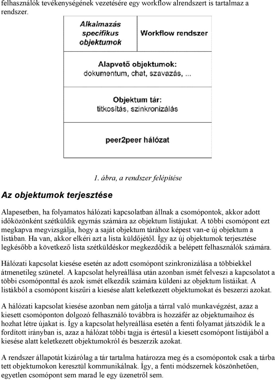 A többi csomópont ezt megkapva megvizsgálja, hogy a saját objektum tárához képest van-e új objektum a listában. Ha van, akkor elkéri azt a lista küldőjétől.