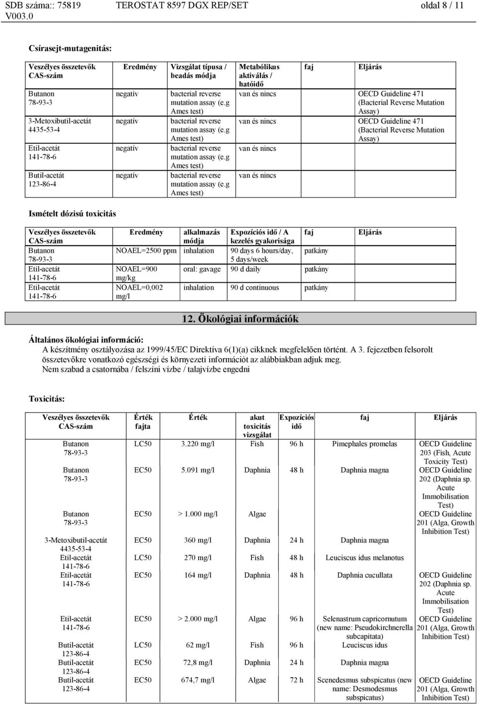 g Ames test) bacterial reverse mutation assay (e.