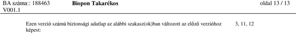 adatlap az alábbi szakasz(ok)ban