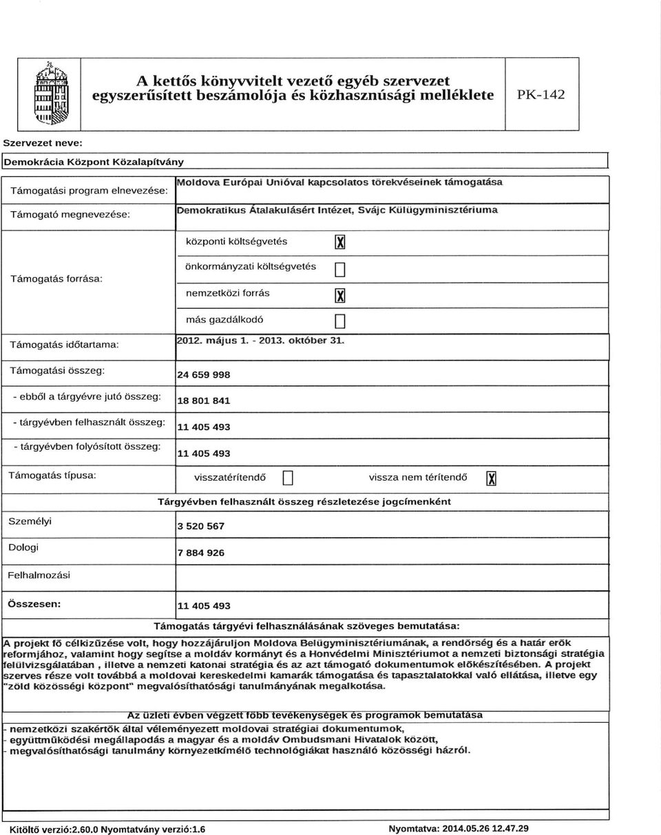 iuma kaizponti kdlts6gvetes bnkormanyzatikailts6gvet6s nemzetkciza forras mas gazdalkod6! 2{}12. mdius 1. - 2(}1:'. okt6tler 31.