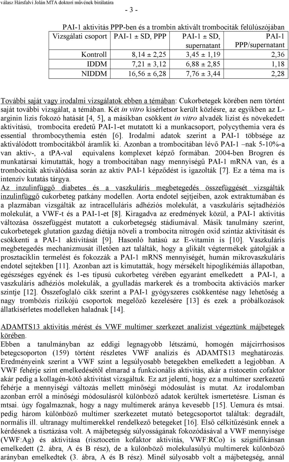 Két in vitro kísérletsor került közlésre, az egyikben az L- arginin lizis fokozó hatását [4, 5], a másikban csökkent in vitro alvadék lízist és növekedett aktivitású, trombocita eredetű PAI-1-et