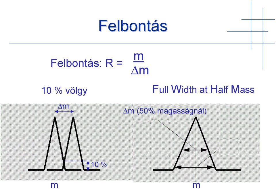 Width at Half Mass m