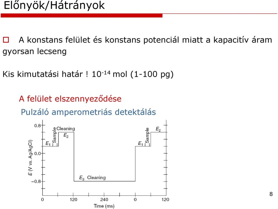 Kis kimutatási határ!