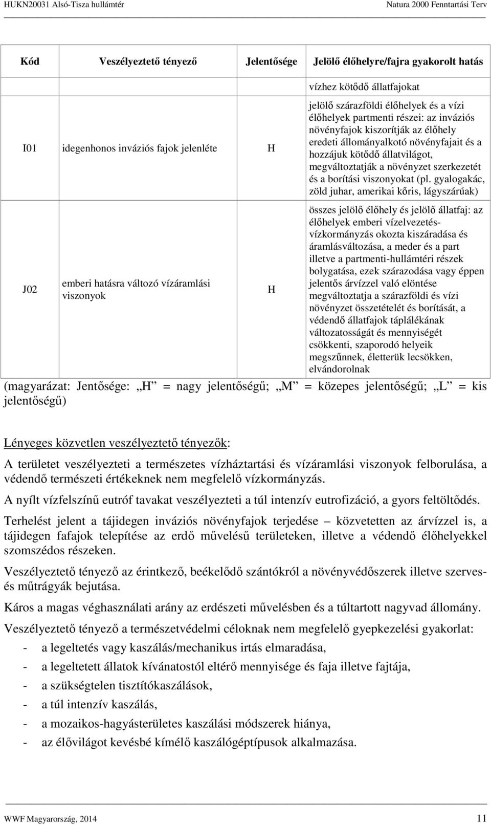 megváltoztatják a növényzet szerkezetét és a borítási viszonyokat (pl.