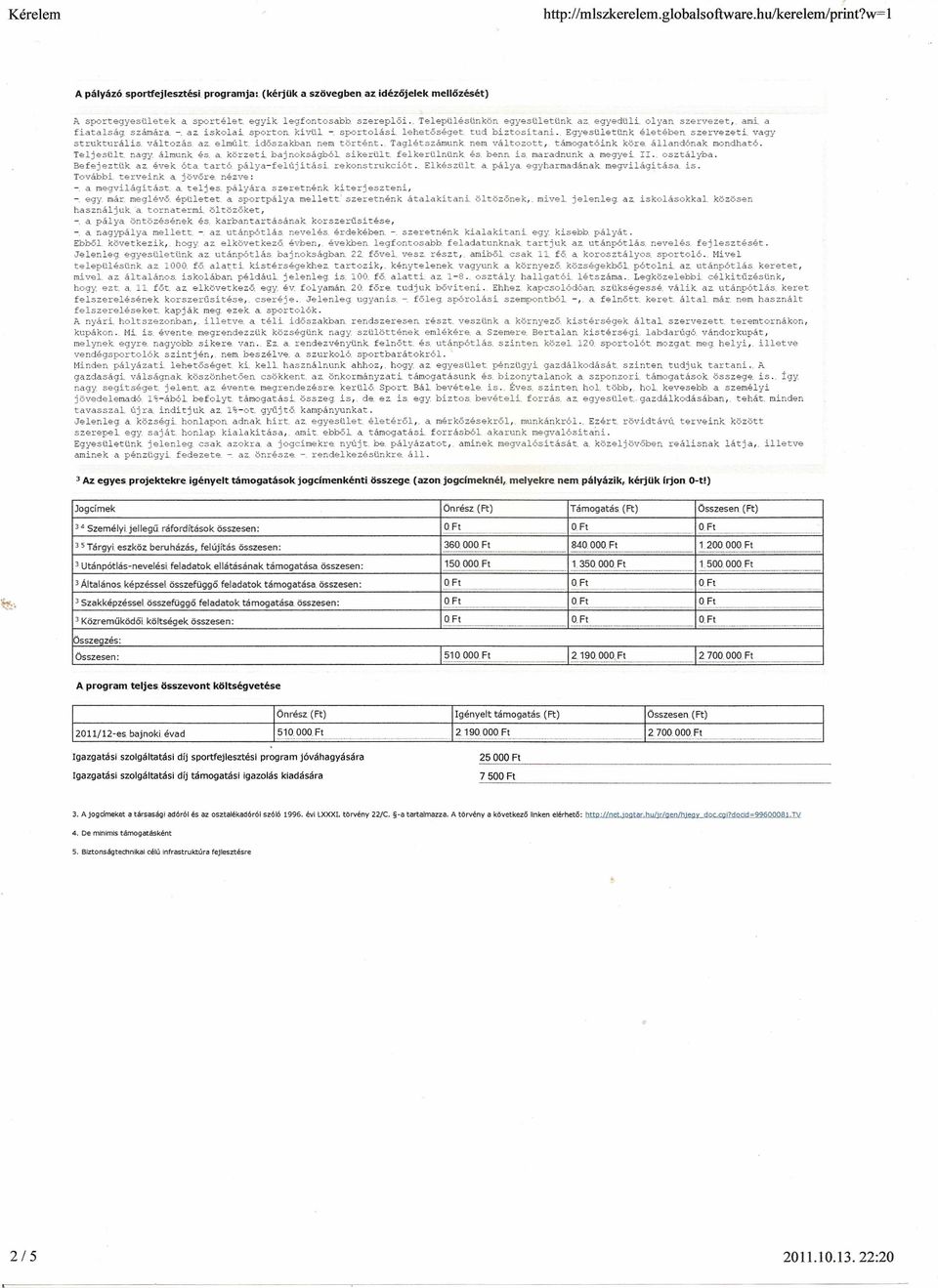 vgy strukturális. változás. z. elmúlt. időszkbn nem történt Tglétszárnunk. nem változott,. támogtóink kö.r e. állndónk. mondhtó. Teljesült. ngy. álmunk. é.. körzeti. bjnokságb61 sikerült.