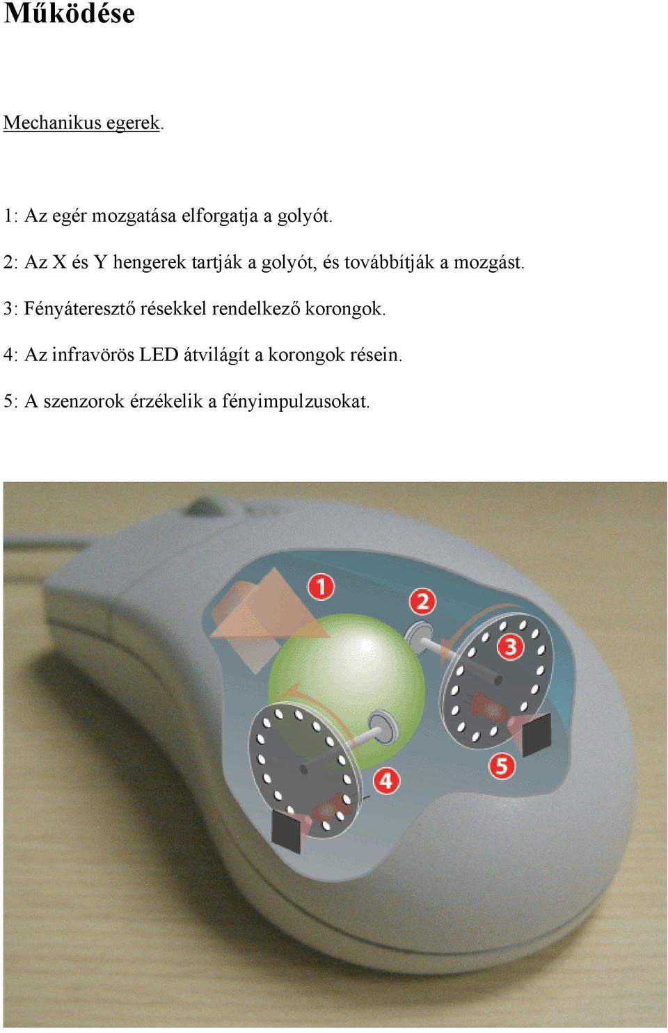 3: Fényáteresztő résekkel rendelkező korongok.