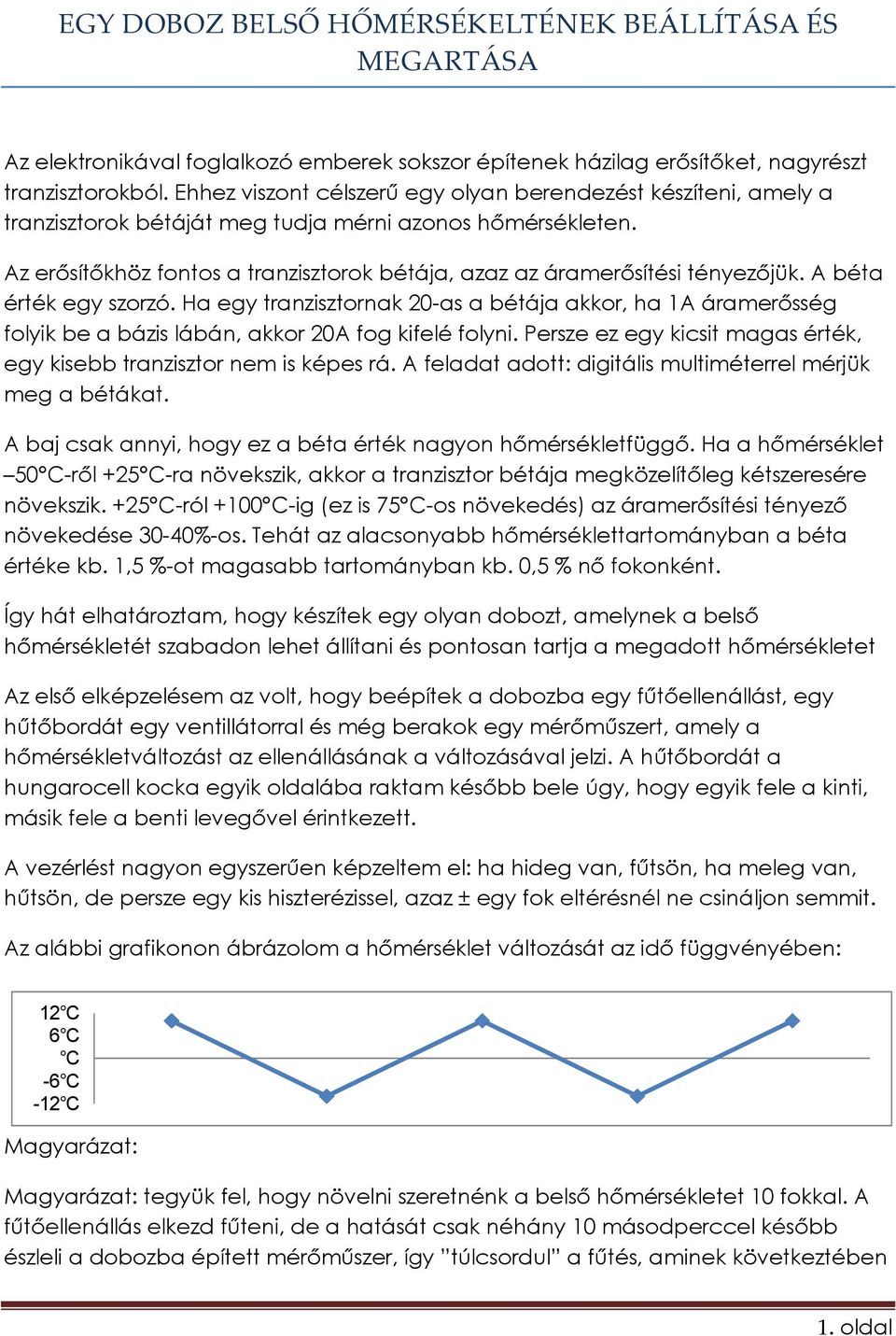 Az erősítőkhöz fontos a tranzisztorok bétája, azaz az áramerősítési tényezőjük. A béta érték egy szorzó.