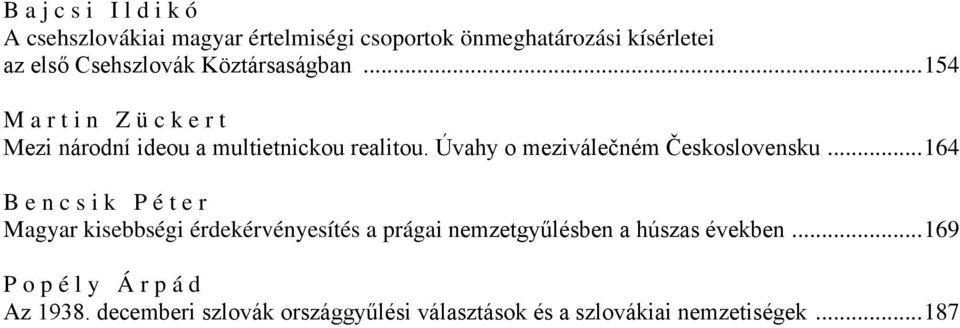 Úvahy o meziválečném Československu.