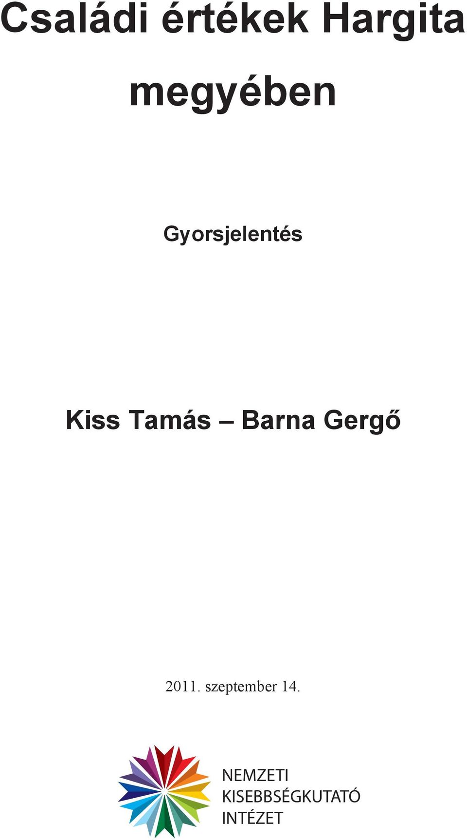 Tamás Barna Gerg 2011.