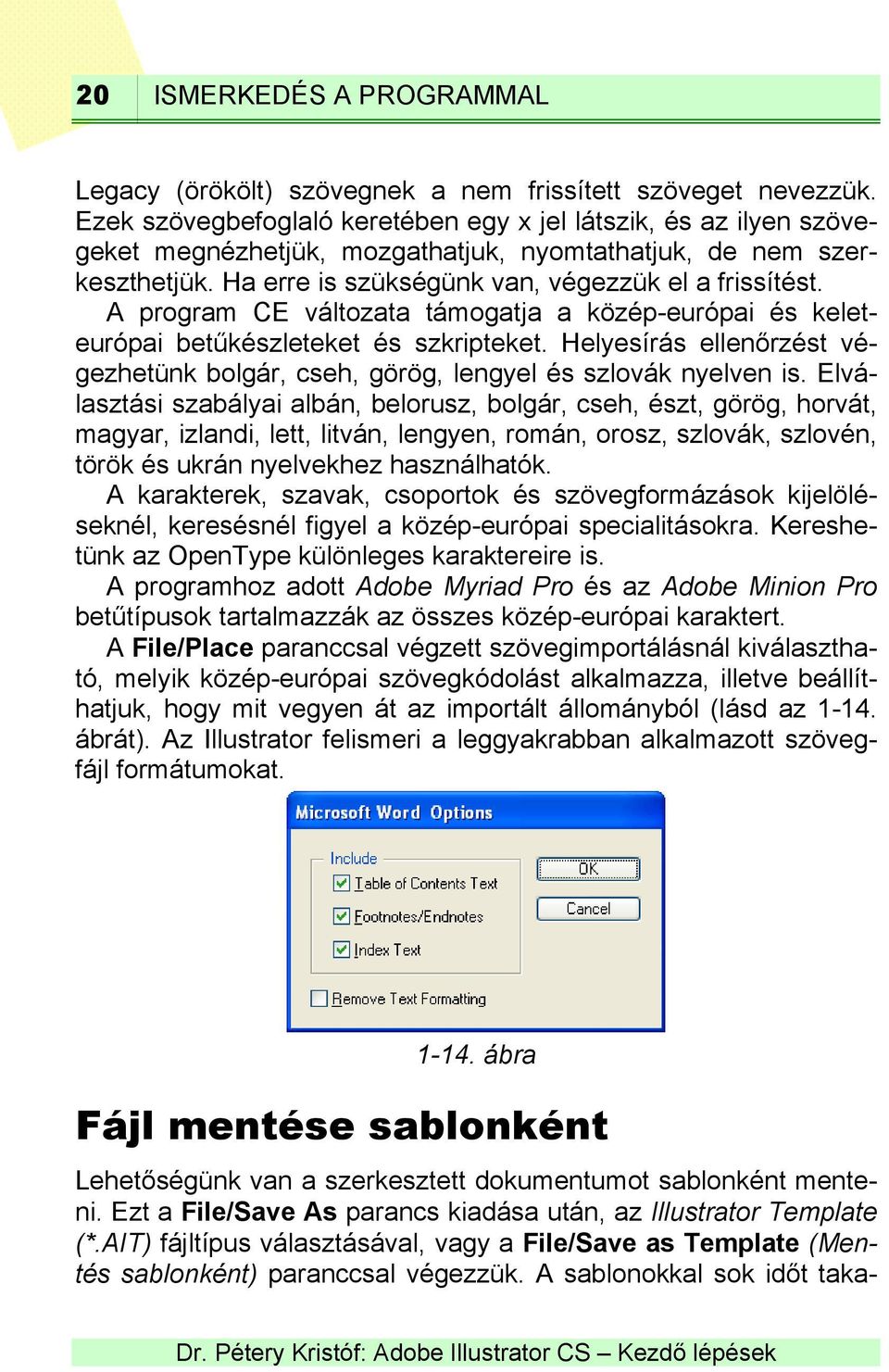 A program CE változata támogatja a közép-európai és keleteurópai betűkészleteket és szkripteket. Helyesírás ellenőrzést végezhetünk bolgár, cseh, görög, lengyel és szlovák nyelven is.