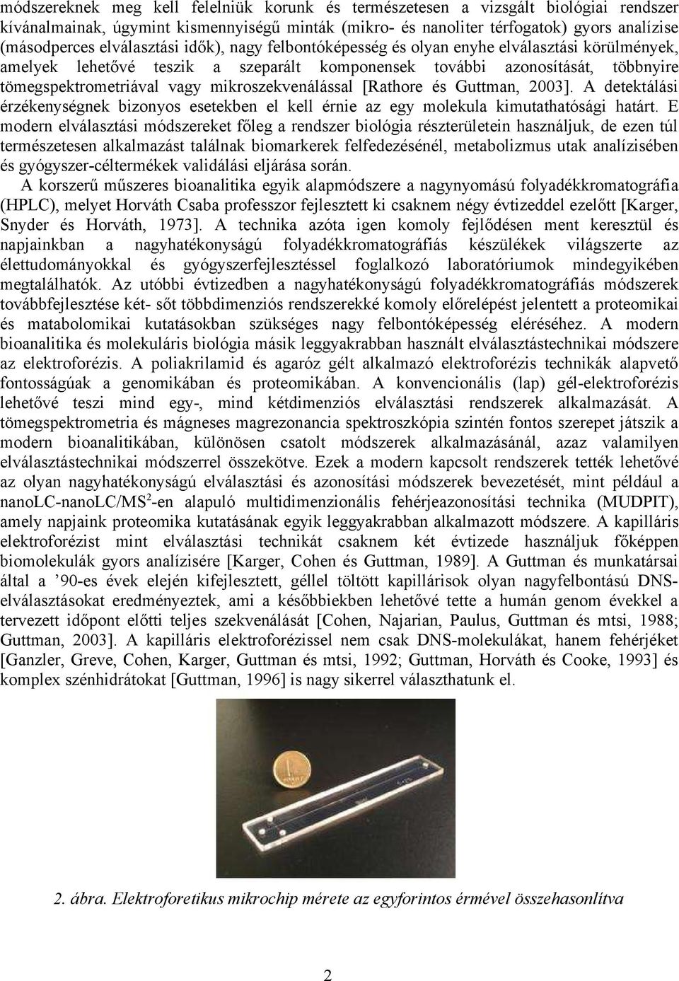 mikroszekvenálással [Rathore és Guttman, 2003]. A detektálási érzékenységnek bizonyos esetekben el kell érnie az egy molekula kimutathatósági határt.