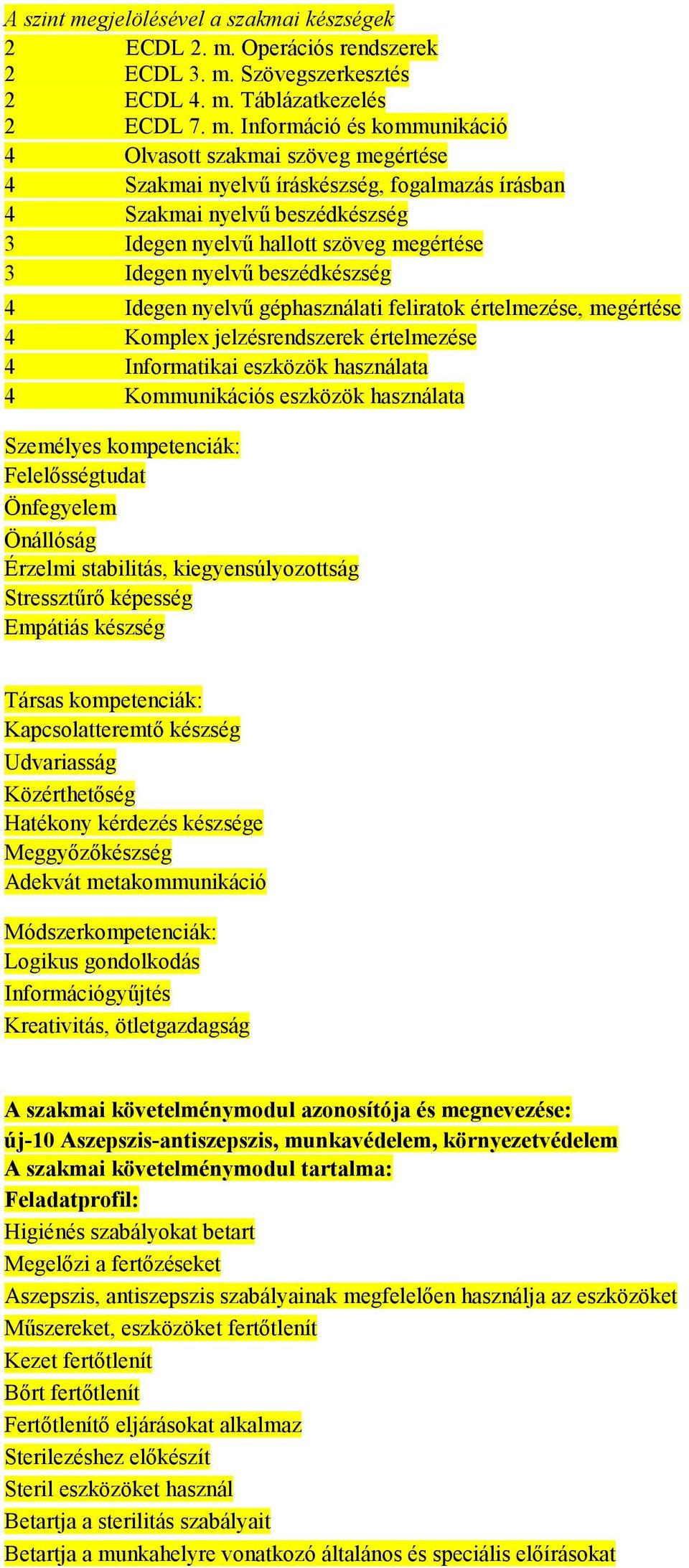 Operációs rendszerek 2 ECDL 3. m.