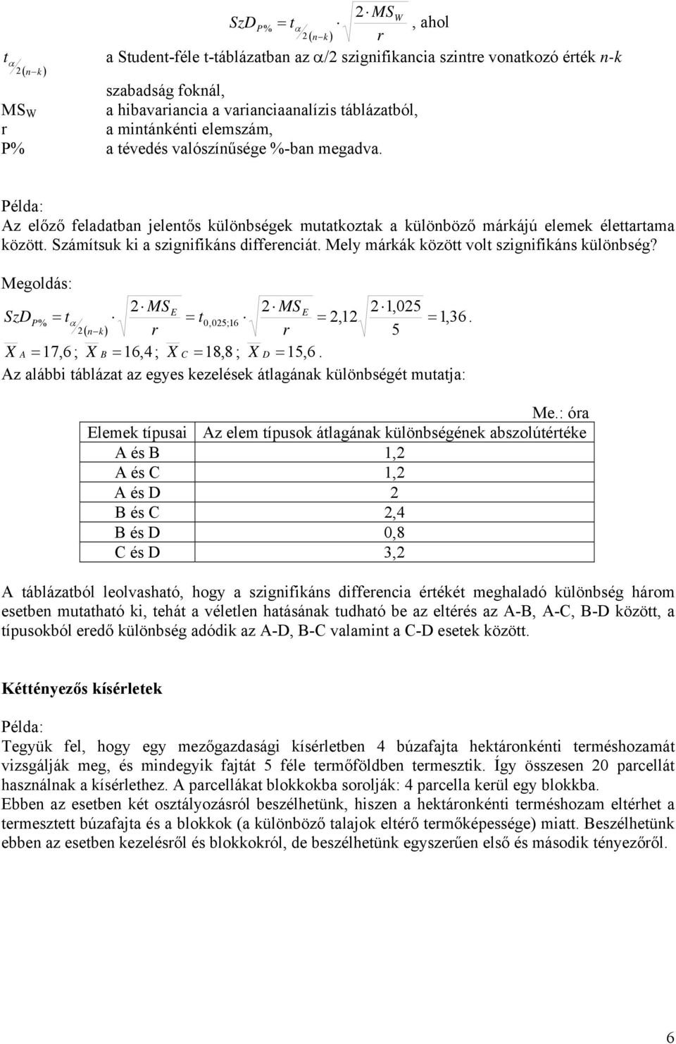 volt szgnfkáns különbség?