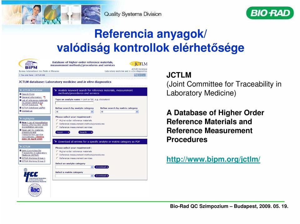 Medicine) A Database of Higher Order Reference Materials