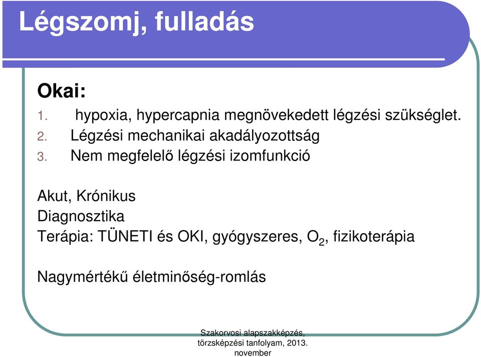 Légzési mechanikai akadályozottság 3.