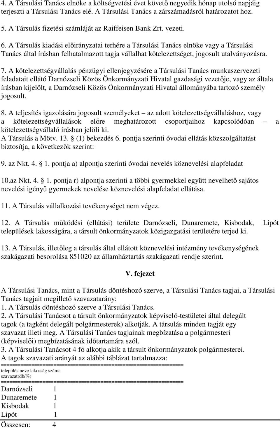 A Társulás kiadási előirányzatai terhére a Társulási Tanács elnöke vagy a Társulási Tanács által írásban felhatalmazott tagja vállalhat kötelezettséget, jogosult utalványozásra. 7.