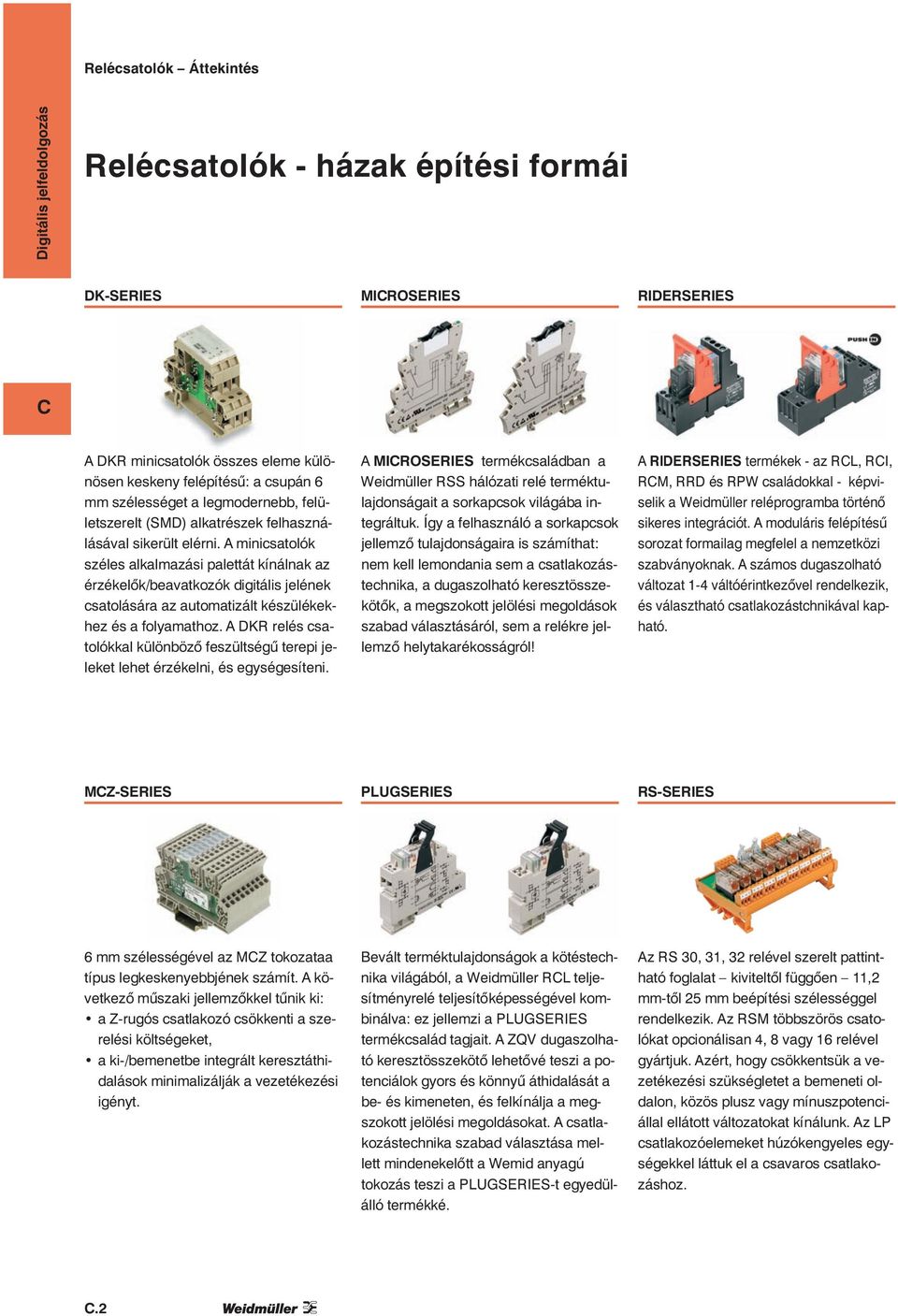 A minicsatolók széles alkalmazási palettát kínálnak az érzékelők/beavatkozók digitális jelének csatolására az automatizált készülékekhez és a folyamathoz.