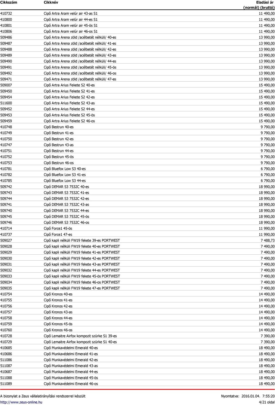 410685 410686 511086 511087 410687 511088 511089 Cipő Artra Aram velúr air 43-as S1 Cipő Artra Aram velúr air 44-es S1 Cipő Artra Aram velúr air 45-ös S1 Cipő Artra Aram velúr air 46-os S1 Cipő Artra