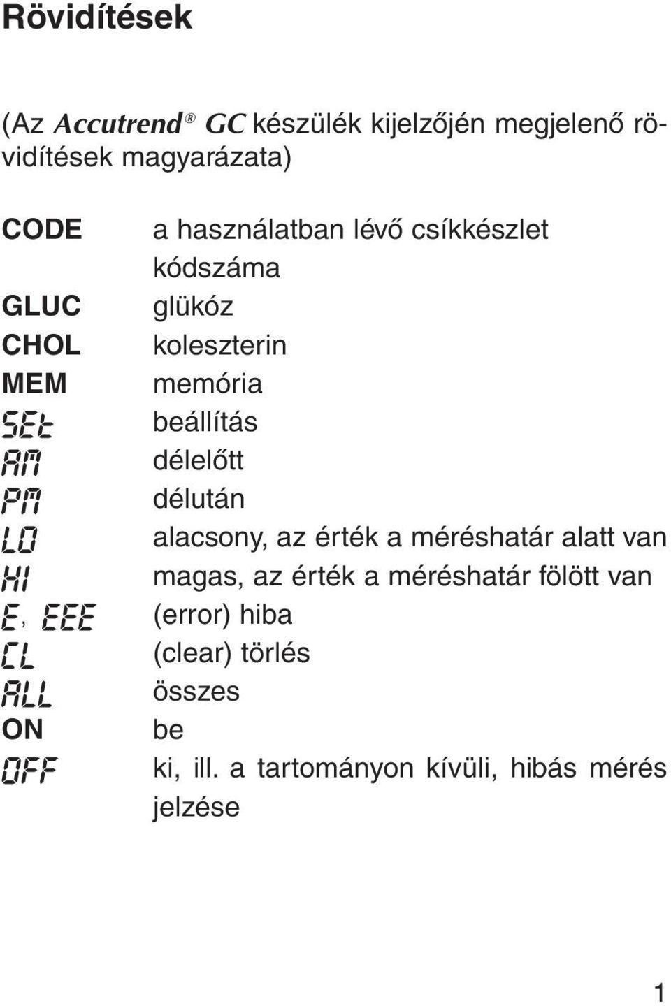 délelôtt pm délután lo alacsony, az érték a méréshatár alatt van hi magas, az érték a méréshatár