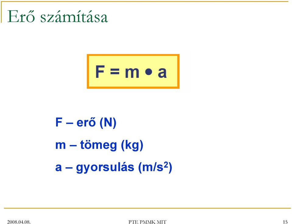 gyorsulás (m/s 2 )