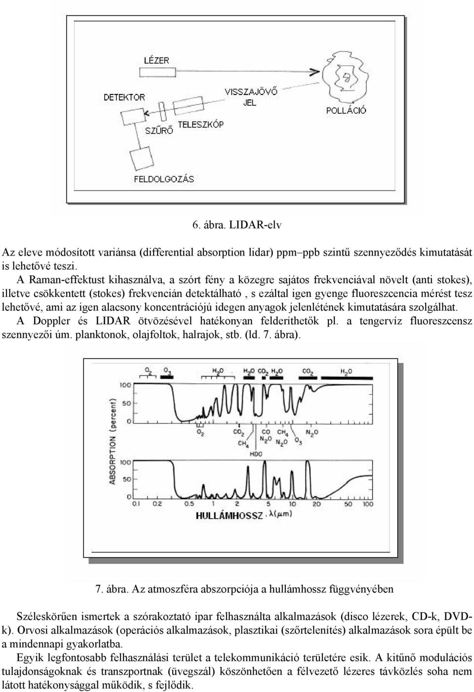 tesz lehetővé, ami az igen alacsony koncentrációjú idegen anyagok jelenlétének kimutatására szolgálhat. A Doppler és LIDAR ötvözésével hatékonyan felderíthetők pl.