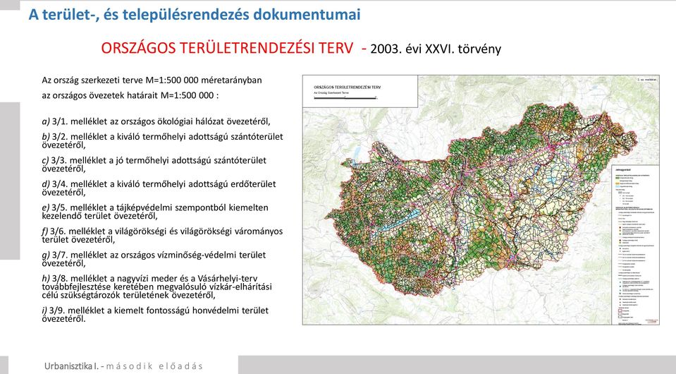 melléklet a kiváló termőhelyi adottságú szántóterület övezetéről, c) 3/3. melléklet a jó termőhelyi adottságú szántóterület övezetéről, d) 3/4.