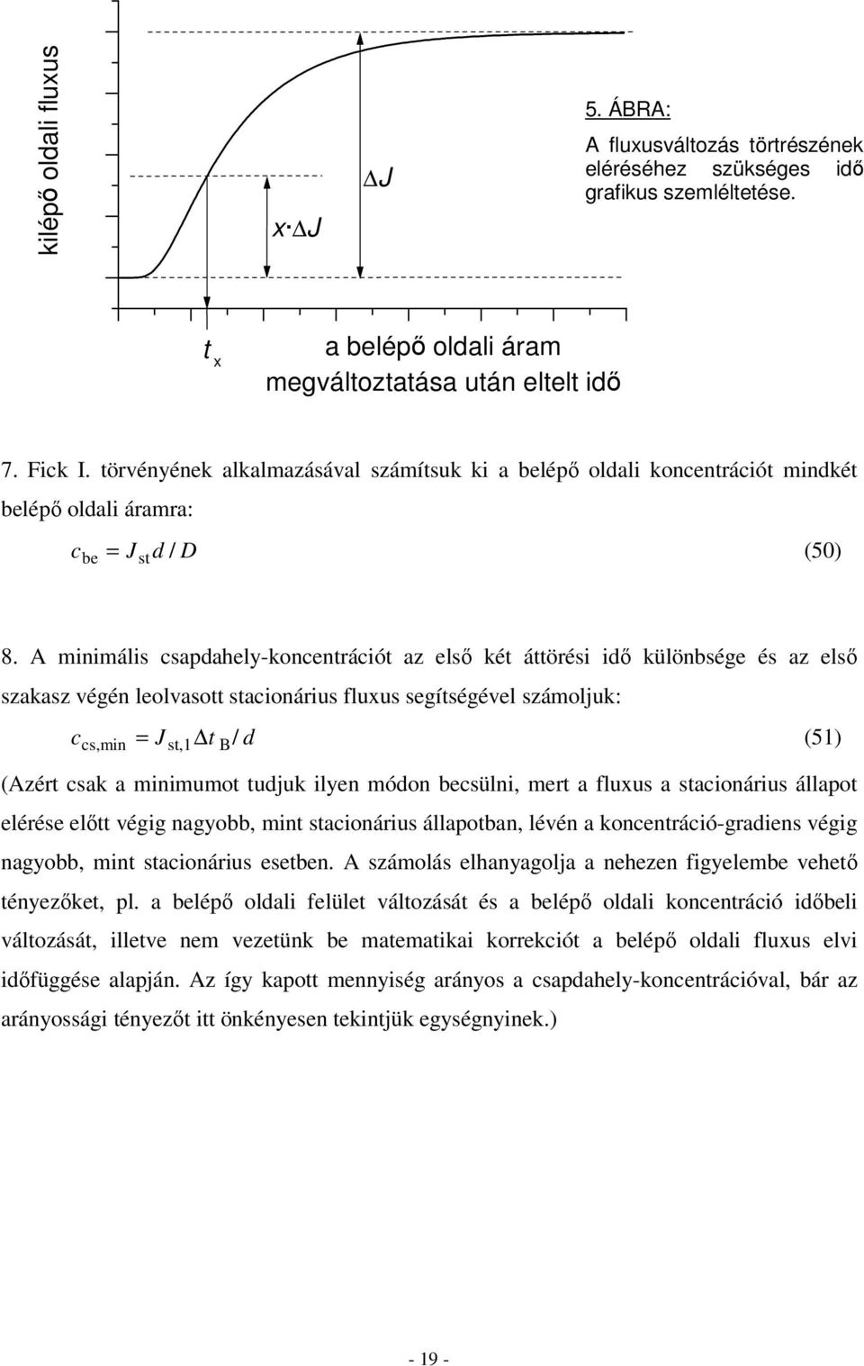 A iniális sapahely-onenráió az első é áörési iő ülönbsége és az első szaasz végén leolvaso saionárius fluus segíségével száolju: = J / (51) s, in s,1 B (Azér sa a iniuo uju ilyen óon besülni, er a